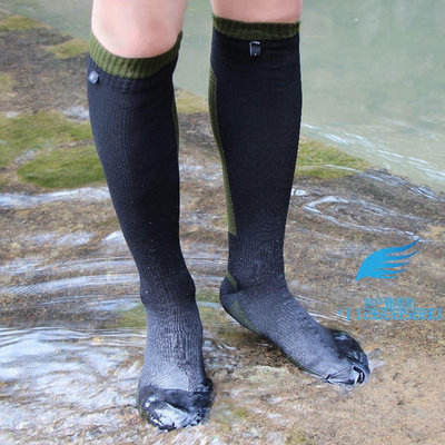腿部防水襪遠足涉水戶外野營騎行滑雪探險保暖透氣防水襪【漁戶外運動】