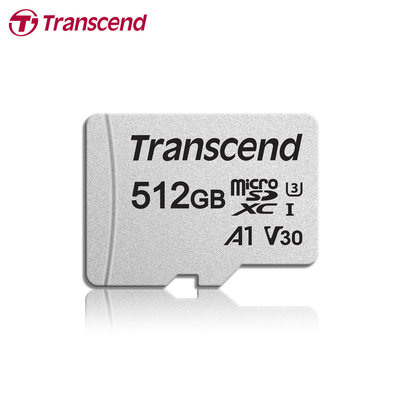 [公司貨] 創見 512GB micro SDXC U3 UHS-I V30 記憶卡 (TS300S-512G)