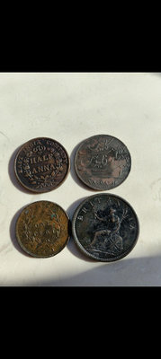 英國1807年銅幣 東印度公司銅幣 包漿渾厚古樸
