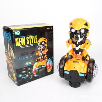 佳佳玩具 ------ 變形金剛 大黃蜂 平衡車 蜘蛛人 鋼鐵人 跳舞機器人 有音樂 會發光 【CF146614】
