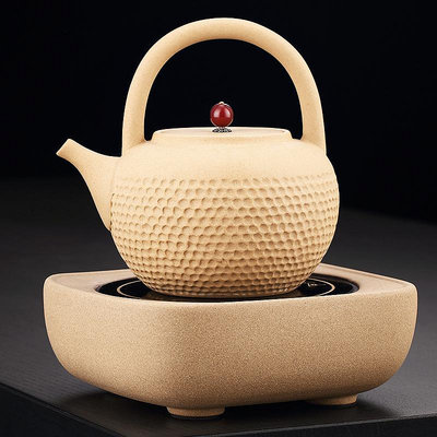 大容量陶壺煮水茶壺陶瓷燒水壺電陶爐泡茶專用煮茶壺煮茶爐煮茶器