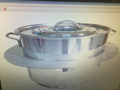 《利通餐飲設備》正304生鍋50cm（圓片）  專利節能鍋 湯鍋 高湯鍋 熬湯鍋