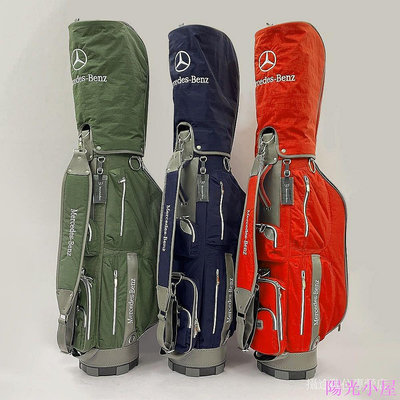 新款Bercedes-Benz賓士高爾夫球包支架包雙肩背 輕便男球桿袋超輕 戶外用品 運動 高爾夫