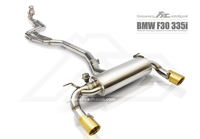 【YGAUTO】FI BMW 335i (F30) N55 2011+ 中尾段閥門排氣管 全新升級 底盤