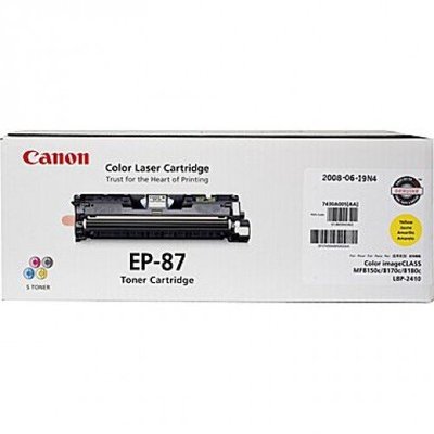 【KS-3C】Canon EP-87Y 原廠黃色碳粉 EP87 適用LBP-2410/MF8150