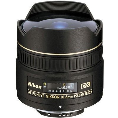 ((KODAH)) Nikon AF 10.5mm F2.8 G ED DX FISHEYE 魚眼鏡頭~榮泰公司貨~免運費