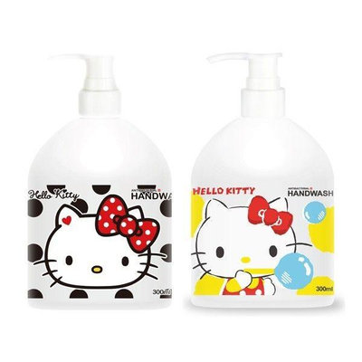 Hello Kitty 洗手乳(300ml) 白麝香／小蒼蘭 款式可選 三麗鷗授權【小三美日】D954625