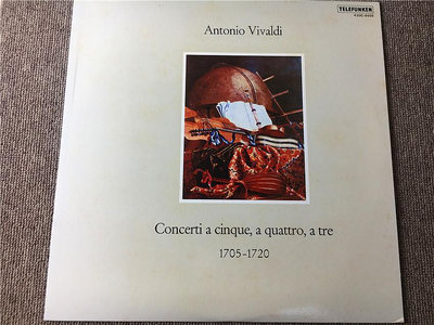 黑膠唱片安東尼奧 · 維瓦爾第五首協奏曲 J版黑膠LP V1651