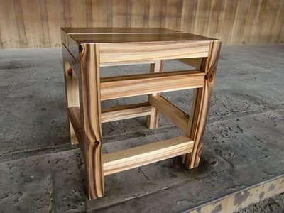 【きの原味】台灣亞杉小板凳-台南 原木 家具