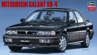 HASEGAWA 1/24 MITSUBISHI 三菱 GALANT VR-4 房車 (20292)