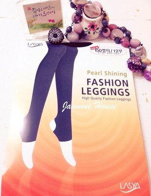 原廠正品*LASYA*150Multi 時尚銀線厚12分踩腳褲襪～『韓國製』
