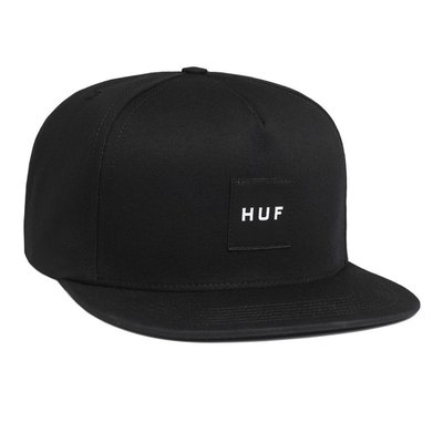 HUF - 黑色BOX LOGO帽-HBA PYREX AJ GD AF SUPREME 單速車 滑板 HT51015