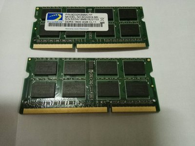 全新 勤茂  DDR3-1600 4GB PC3-12800S 2RX8筆記型電腦 1.5V