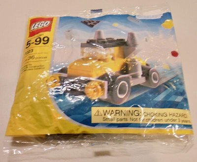 【LEGO樂高】7223城市系列交通工具 黃色小卡車