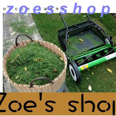 zoe-無動力手推式滾筒綠化園藝剪草機草坪機割草機除草機家用12寸升級