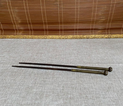 日本純銅火箸筷子14463