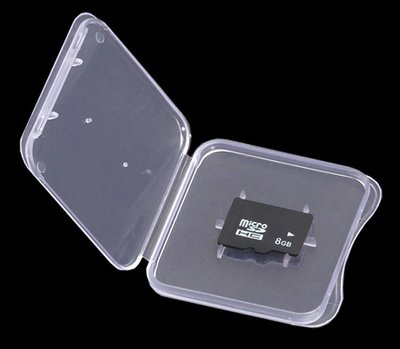 專售記憶卡》 單卡收納盒子，記憶卡保護盒子 小白盒 microSD SD SDHC TF塑膠盒子 SD轉卡