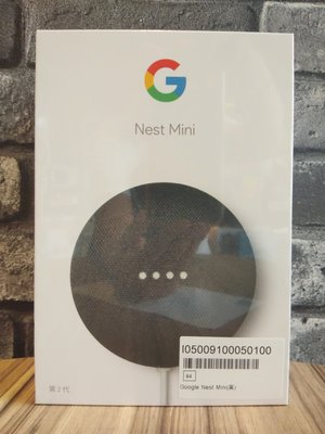 🏰Dream翔 現貨 全新未拆 Google Nest Mini 智慧音箱 石墨黑_第2代 中文 智慧聲控喇叭
