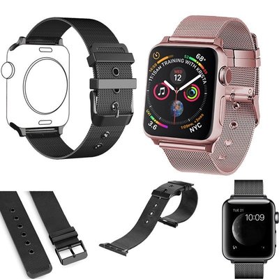 特賣-蘋果手錶錶帶不鏽鋼商務精鋼手鍊錶帶apple watch 38mm