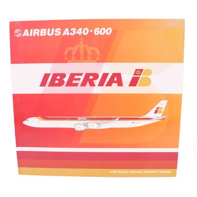 金卡價2278 宅配二手 西班牙航空金屬飛機模型A340-600EC-JOH 1/200 089900000861 04