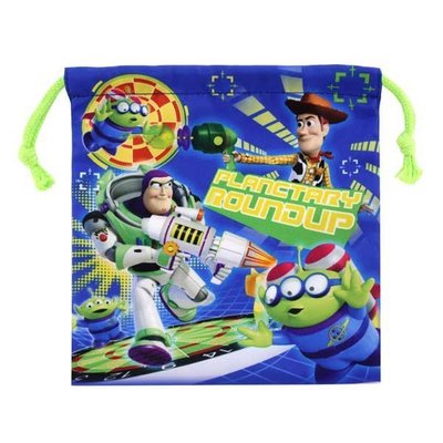 含稅 日本正版 玩具總動員 束口袋 收納袋 抽繩束口袋 皮克斯 迪士尼 Disney【072440】