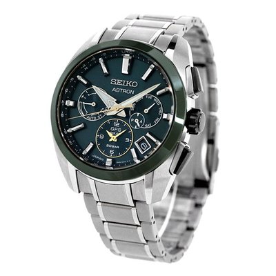 預購 SEIKO ASTRON SBXC071 精工錶 手錶 43mm GPS太陽能 綠面盤 鈦金屬錶殼 男錶女錶