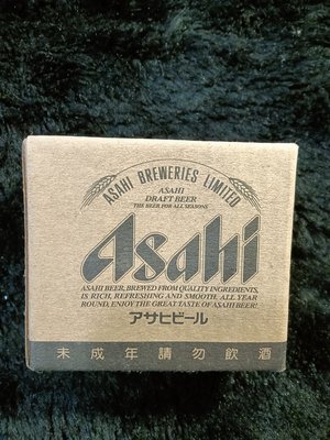 Asahi 朝日生啤酒 - 調味罐 一組兩個 - 全新附盒子 6公分高 - 151元起標