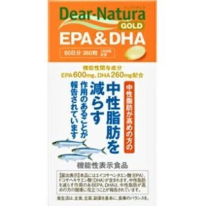 日本朝日食品 Asahi Dear Natura EPA&amp;DHA 高單位魚油 60日