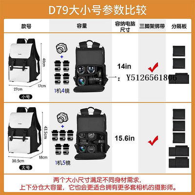 無人機背包Cwatcun香港品牌休閑相機包雙肩通勤背包高顏值男女適用佳能g7x2尼康zve10 富士xs10 xt30收