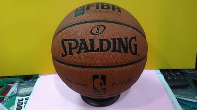 斯伯丁SPALDING NBA真皮比賽用球 NBA專用球 室內用  .SPA74568 原皮色