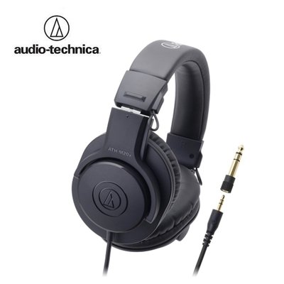 黑熊館 鐵三角 ATH-M20x 專業型 監聽耳機 耳罩式 頭戴式 耳機 錄音室 高音質 M20x 好整線
