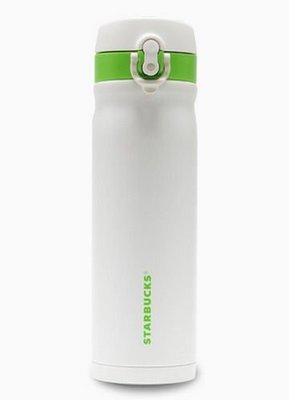 2012年台灣 星巴克 膳魔師 14週年 不鏽鋼隨身保溫瓶  膳魔師 保溫瓶 500ml , JMY 500 , 白色款