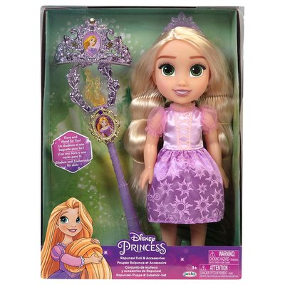 迪士尼公主娃娃 皇冠權杖組 樂佩 Rapunzel JA21341 長髮公主 長髮公主娃娃 Disney 迪士尼 正版