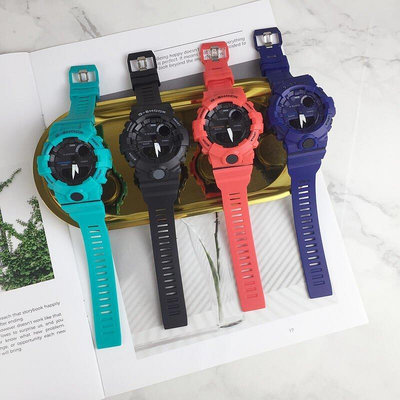 二手全新CASIO 卡西歐手錶 G-SHOCK GBA-800-7A 三軸加速傳感智慧藍芽手錶 運動手錶 配件齊全