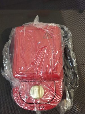 【東東屋】日本BRUNO 熱壓三明治鬆餅機 紅色(全新貨二手價)