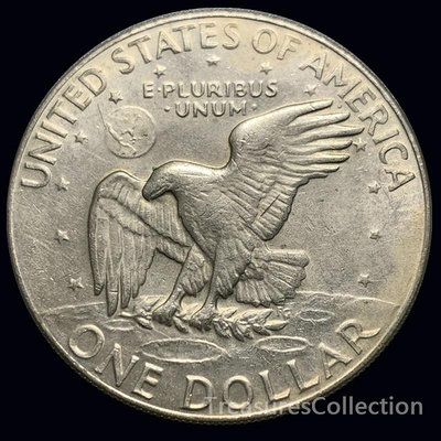 美國艾森豪威爾1元老鷹38mm建國200紀念幣克朗大個外國硬幣收藏