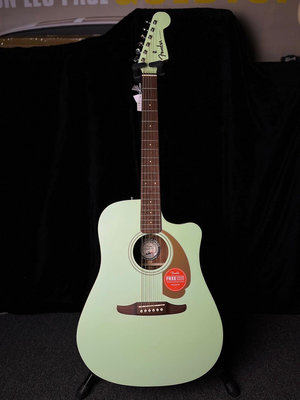 最新款 Fender California Redondo Player 衝浪綠  電木吉他 公司貨保固
