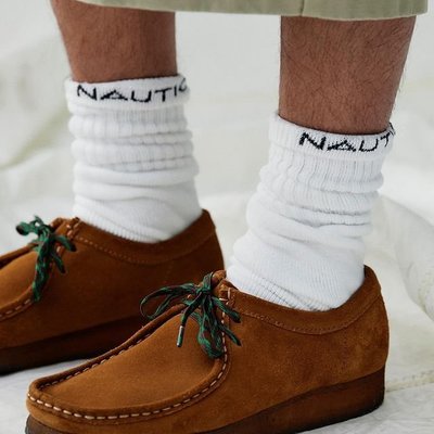 【日貨代購CITY】 NAUTICA JP 3-Pack Socks LOGO 長襪 襪子 長谷川昭雄 一包三雙 現貨
