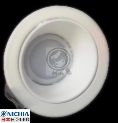 孔7~7.5cm 日亞崁燈NICHIA薄邊深凹內縮型防眩光可調角度 高度能改4cm☀MoMi高亮度LED台灣製☀1W~15W