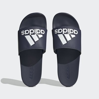 【ADIDAS】~ADILETTE COMFORT 男運動拖鞋 拖鞋 鞋底柔軟 舒適 H03616藍白