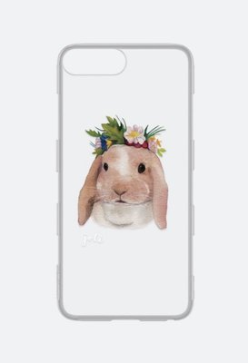 犀牛盾 Mod 防摔手機殼 邊框背殼二用殼 + 可愛動物系列 花圈長耳兔 iPhone 7 Plus / 8 Plus