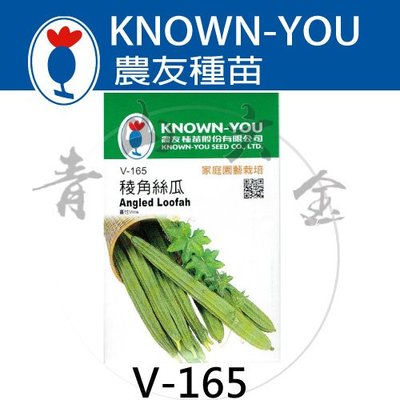 『青山六金 』附發票 農友 V-165 稜角 絲瓜 蔬菜 新鮮 種子 混合色 家庭 園藝 栽培 種苗 植作 約6粒