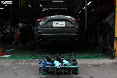 【超鑫國際】  KT Racing  高底軟硬可調式避震器 道路版 馬自達 Mazda 3 馬三 馬3 MK3 完工價
