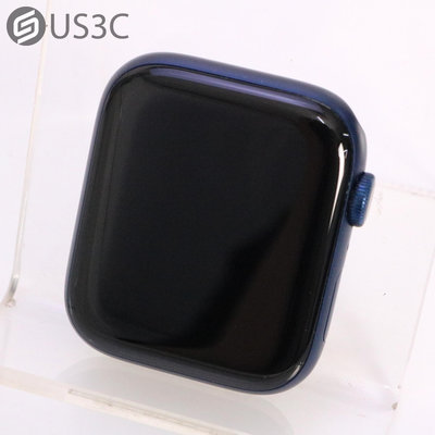 【US3C-高雄店】【一元起標】台灣公司貨 Apple Watch 6 44mm GPS版 鋁合金錶殼 藍色 蘋果手錶 智慧型手錶 智能穿戴