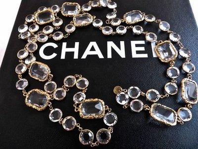 LOVE STORY _先施VINTAGE花園 ✿*ﾟCHANEL 1981 Chicklet  項鍊