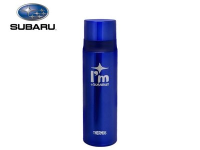 【Power Parts】SUBARU STI 原廠週邊商品 保溫瓶(藍色)