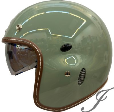 《JAP》 GP-5 237 MTS 阿帕契 工裝綠 飛行騎士帽 新品上市 內藏墨片 3/4安全帽