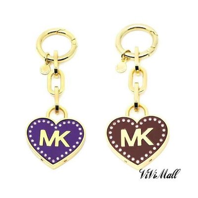 『Marc Jacobs旗艦店』Michael Kors正品實拍美國代購愛心MK字母LOGO鑰匙圈包包掛飾全新正品