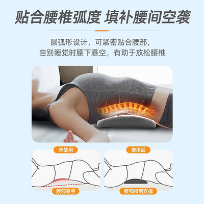 腰枕床上腰墊墊腰神器腰突睡覺腰肌勞損保護腰椎人體工學腰墊2458