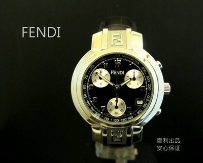 【摩利精品】FENDI 4500L計時女錶*中型款* 低價特賣